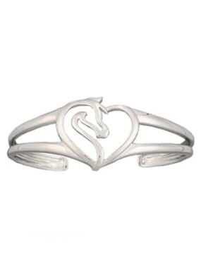 Montana Silversmiths Equestrian Heart Cuff Bracelet